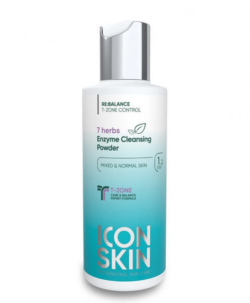 Энзимная пудра для умывания 7 трав Icon Skin Enzyme Powder 7 Herbs,  75 гр