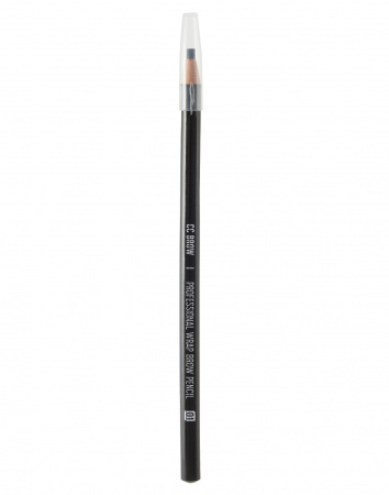 Карандаш для бровей чёрный Lucas Cosmetics CC Brow Wrap Brow Pencil Black тон 01