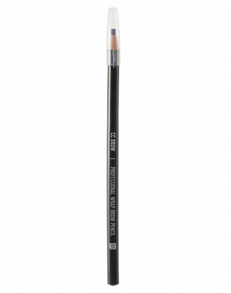 Карандаш для бровей чёрный Lucas Cosmetics CC Brow Wrap Brow Pencil Black тон 01 Карандаш для бровей чёрный Lucas Cosmetics CC Brow Wrap Brow Pencil Black тон 01