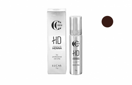 Профессиональная хна для бровей Lucas Cosmetics Premium Henna HD Coffee /кофе, 5 гр