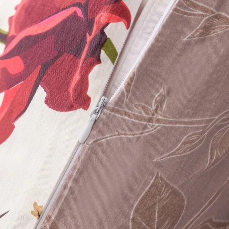 Комплект постельного белья Делюкс Сатин  Евро 4 наволочки,VIVA - HOME TEXTILE