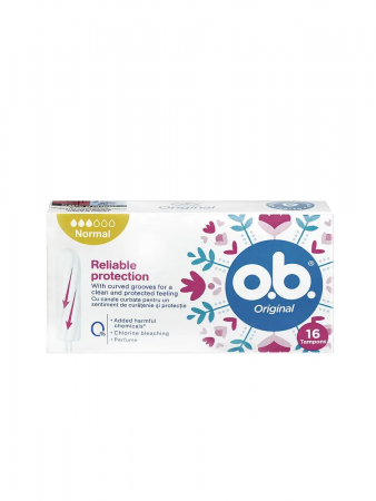 Тампоны гигиенические женские "Классические" O.B. Classic Normal Tampons, 16 шт