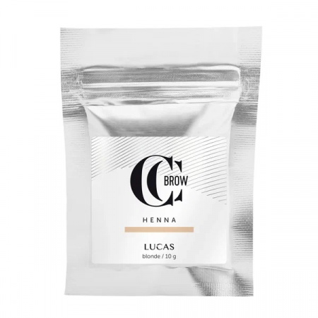 Хна для бровей в саше  Lucas Cosmetics CC Brow Color Correction Blonde /Русый (Blonde), 10 г. 