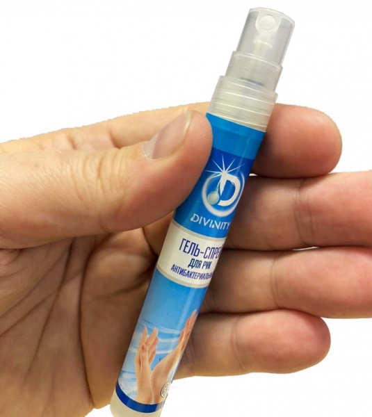 Антисептический гель-спрей для рук Divinity, 10 мл