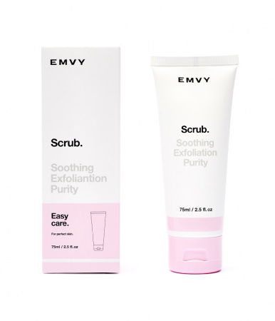 Энзимный скраб для сухой и чувствительной кожи EMVY Scrub