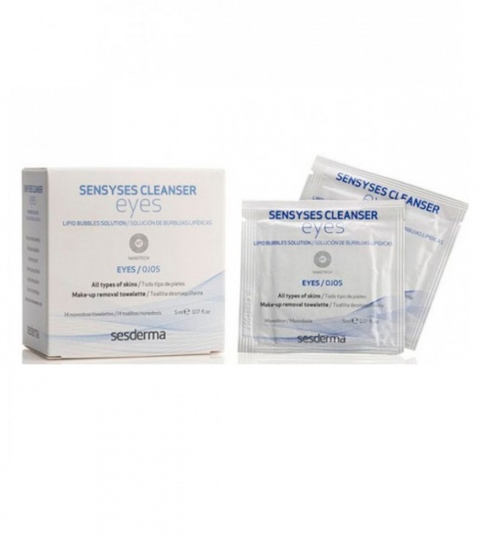 Салфетки для снятия макияжа с глаз Sensyses Cleanser Eyes, 30 шт Салфетки для снятия макияжа с глаз Sensyses Cleanser Eyes, 30 шт