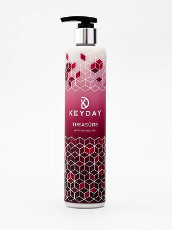Молочко для тела с экстрактом жемчуга и маслом ши Keyday Treasure Rose, 350 мл