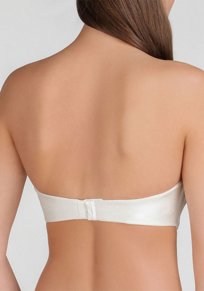 Бюстгальтер балконет пуш-ап с кружевом Wonderbra Push-Up Ultimate Strapless Lace