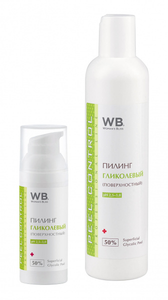 Пилинг гликолевый 50% Woman's Bliss Superficial Glycolic Peel, 330 гр