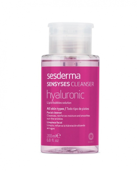 Липосомальный лосьон для снятия макияжа антивозрастной Sensyses Cleanser Hyaluronic,  200 мл Липосомальный лосьон для снятия макияжа антивозрастной Sensyses Cleanser Hyaluronic,  200 мл