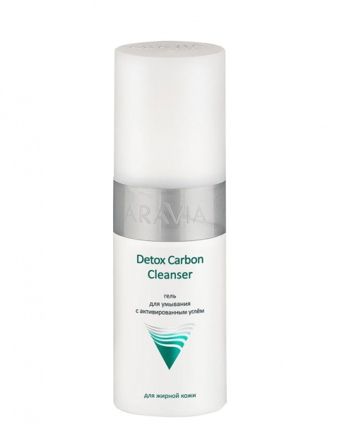 Гель для умывания с активированным углём Aravia Detox Carbon Cleanser, 150 мл