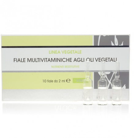 Флюид мультивитаминный в ампулах на натуральных маслах для лица и декольте Ardes Fiale Multivitaminiche Agli Oli Vegetali