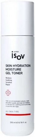 Увлажняющая тонер Isov Sorex Skin Hydration Moisture Gel Toner, 200 мл