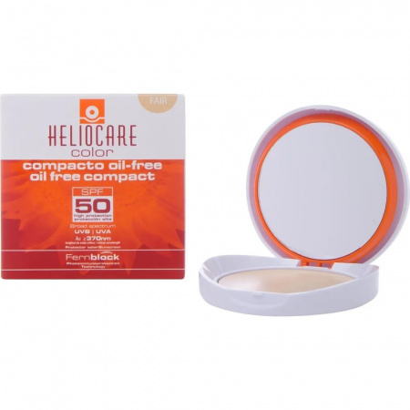 Крем-пудра компактная для жирной и комбинированной кожи (светлый натуральный) Cantabria Labs Heliocare Color Oil-Free Compact SPF50 Sunscreen Fair