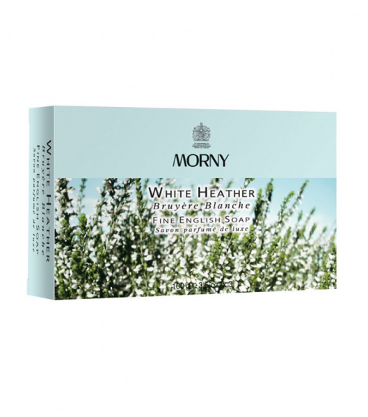 Мыло Белый Вереск Morny of London Natures White Heather English Soap набор 3 шт Мыло Белый Вереск Morny of London Natures White Heather English Soap набор 3 шт