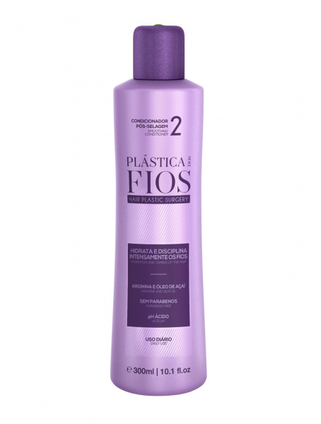 Восстанавливающий кондиционер Plastica Dos Fios Professional Smoothing Conditioner, 300 мл