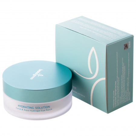 Гидрогелевые большие патчи для глаз с экстрактом коралла и морской водой BeauuGreen Hydrogel Coral & Aqua Eye Patch, premium pack, 60 шт