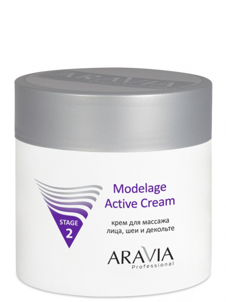 Крем для массажа лица Aravia Modelage Active Cream, 300 мл Крем для массажа лица Aravia Modelage Active Cream, 300 мл