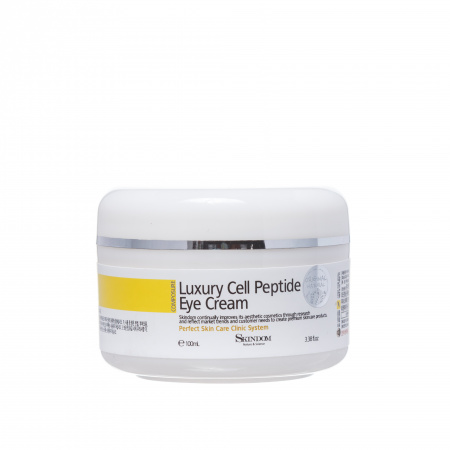 Крем для кожи глаз с элитными пептидами Skindom Luxury Cell Peptide Eye Cream, 100 мл.