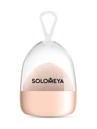 Супер мягкий косметический спонж для макияжа Персик Solomeya Super soft blending sponge Peach