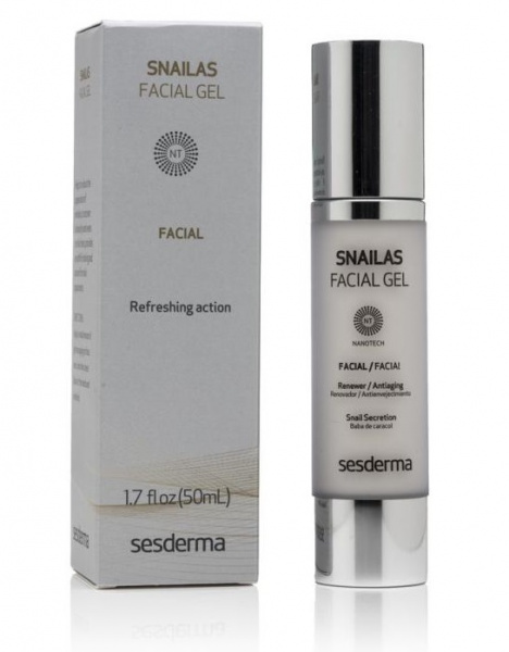 Гель для лица Snailas Facial Gel, 50 мл Гель для лица Snailas Facial Gel, 50 мл
