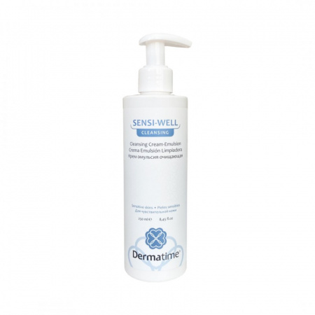 Крем-эмульсия очищающая для чувствительной кожи Dermatime Sensi-Well Cleansing Cream-Emulsion, 250 мл. 