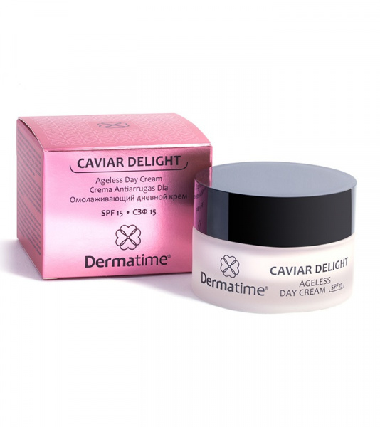Омолаживающий дневной крем Dermatime Caviar Delight Ageless Day Cream SPF 15, 50 мл