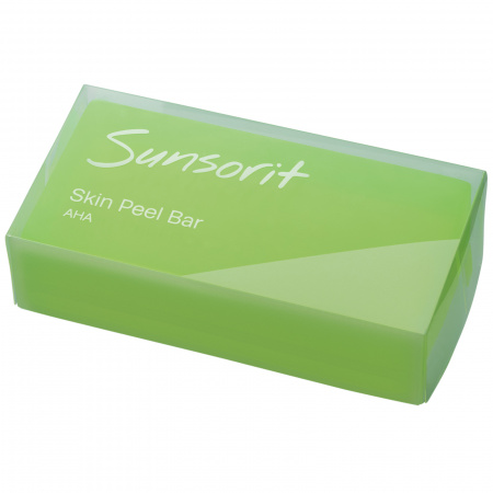 Пилинговое мыло с AHA-кислотами Сансорит для нормальной и жирной кожи Sunsorit Skin Peel Bar AHA, 135 гр