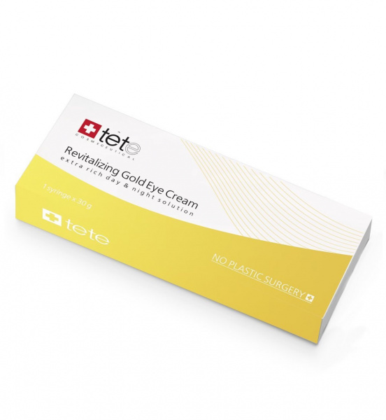 Омолаживающий крем для кожи век с коллоидным золотом TETe Cosmeceutical Revitalizing Gold Eye Cream, 30 гр