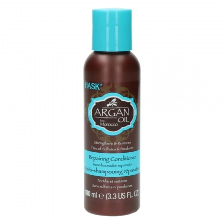 Восстанавливающий кондиционер для волос с Аргановым маслом Hask Argan Oil Repairing Conditioner, 100 мл.