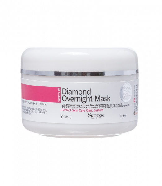 Ночная маска с пептидами Skindom Diamond Overnight Mask, 100 мл Ночная маска с пептидами Skindom Diamond Overnight Mask, 100 мл