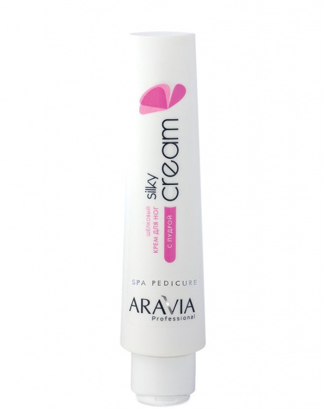 Крем для ног шёлковый с пудрой Aravia Silky Cream, 100 мл Крем для ног шёлковый с пудрой Aravia Silky Cream, 100 мл