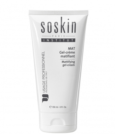 Матирующий гель-крем,  Soskin, Mattifying gel-cream, 150 мл.