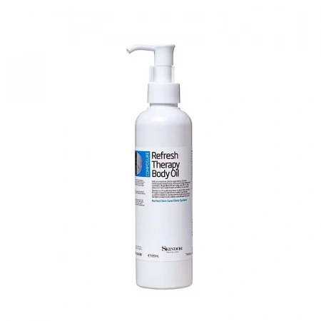 Ароматическое массажное масло для тела освежающее с лимоном Skindom Refresh Therapy Body Oil, 220 мл