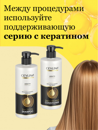Набор профессиональный с кератином 1000 мл