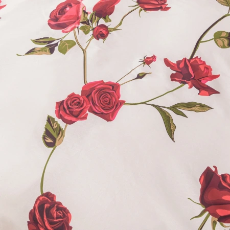 Комплект постельного белья Делюкс Сатин  Евро 4 наволочки,VIVA - HOME TEXTILE