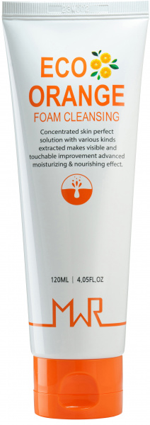 Очищающая пенка для лица MWR Eco Orange Foam Clensing, 120 мл Очищающая пенка для лица MWR Eco Orange Foam Clensing, 120 мл
