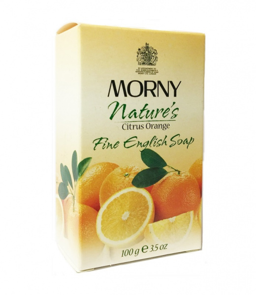 Английское мыло Апельсин Morny of London Natures Citrus Orange Fine English Soap, 100 гр Английское мыло Апельсин Morny of London Natures Citrus Orange Fine English Soap, 100 гр