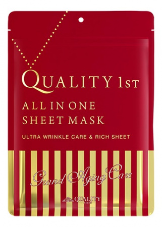 Антивозрастная тканевая маска для лица Гранд Quality first Grand Aging Care 7
