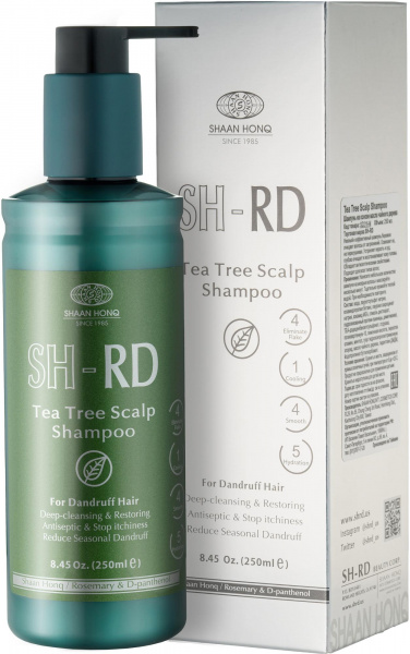 Шампунь на основе масла чайного дерева SH-RD Tea Tree Scalp Shampoo, 250 мл Шампунь на основе масла чайного дерева SH-RD Tea Tree Scalp Shampoo, 250 мл
