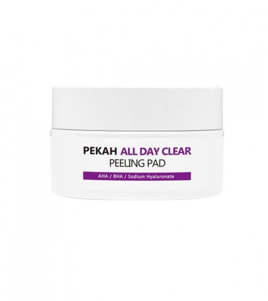 Очищающие и отшелушивающие диски Pekah All Day Clear, 65 мл Очищающие и отшелушивающие диски Pekah All Day Clear, 65 мл