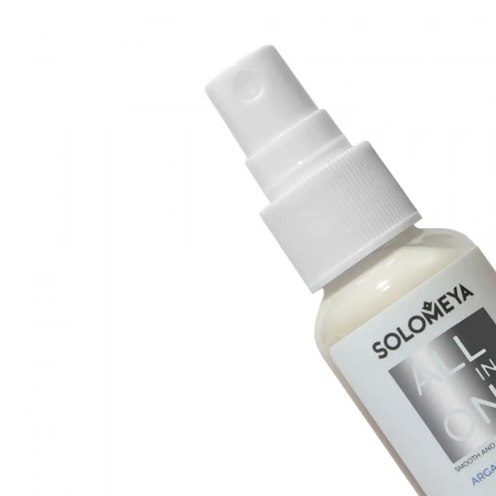 Восстанавливающий спрей-термозащита для волос с Аргановым маслом Solomeya Argan Oil Thermal protector&conditioning spray ALL in ONE, 50 мл