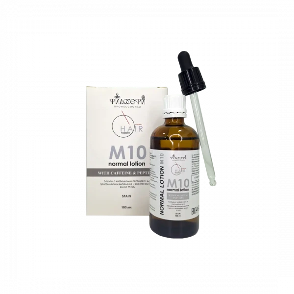 Лосьон с миноксидилом, кофеином и пептидами для профилактики выпадения и восстановления волос Normal М10% Philosophy PERFECT HAIR PHILOSOPHY NORMAL LOTION WITH CAFFEINE & PEPTIDES M10% , 100 мл