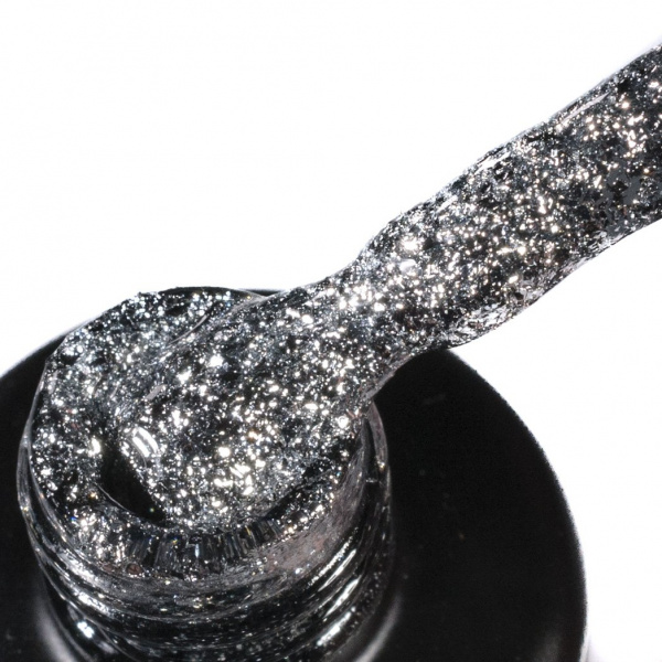 Гель-лак с голографическими блестками тон 073 Sofiprofi Shiny Foil, 8 мл