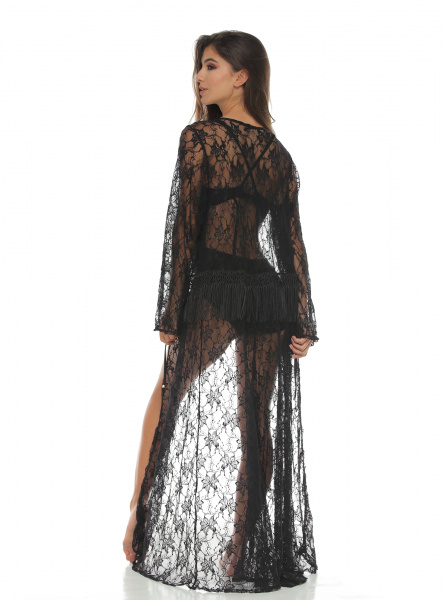 Ажурная пляжная туника