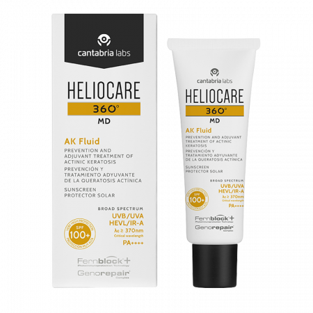 Флюид АК с тотальной защитой SPF100+ Cantabria Labs Heliocare 360º MD AK Fluid Sunscreen 100+