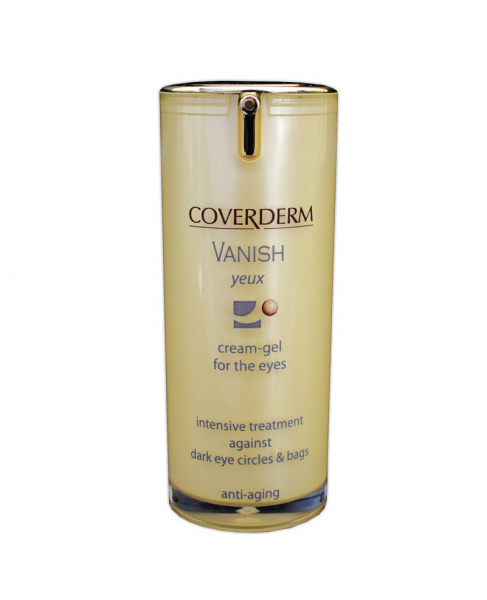 Крем-гель для кожи вокруг глаз Coverderm Vanish Yeux Cream-Gel For The Eyes, 15 мл