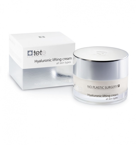 Лифтинг-крем с гиалуроновой кислотой и пептидами TETe Cosmeceutical Hyaluronic Lifting Cream, 50 мл Лифтинг-крем с гиалуроновой кислотой и пептидами TETe Cosmeceutical Hyaluronic Lifting Cream, 50 мл