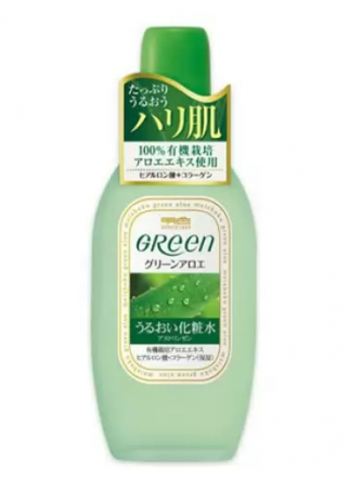 Лосьон увлажняющий и подтягивающий кожу лица Meishoku Green Plus Aloe Astringent