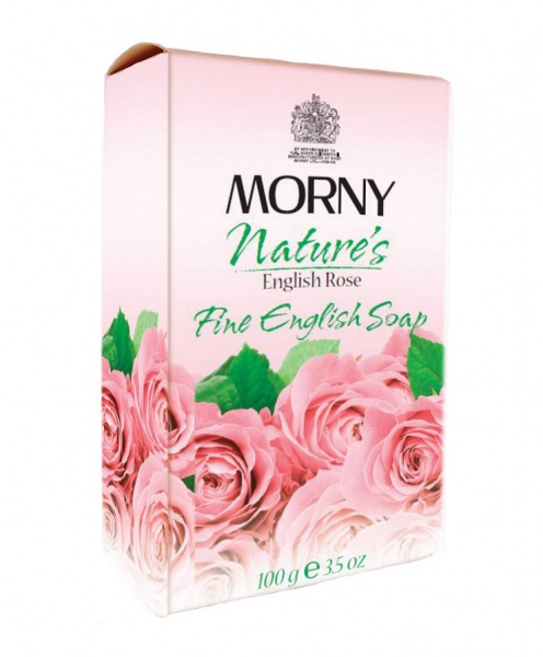 Мыло Английская роза Morny of London Natures English Rose Fine English Soap, 100 гр Мыло Английская роза Morny of London Natures English Rose Fine English Soap, 100 гр